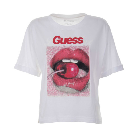 Guess Γυναικεία κοντομάνικη μπλούζα Cherry Tee